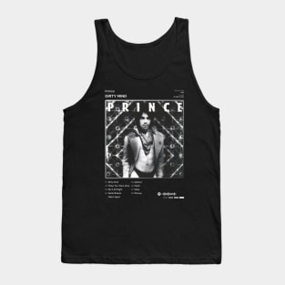 Prince - Dirty Mind Tracklist Album Tank Top